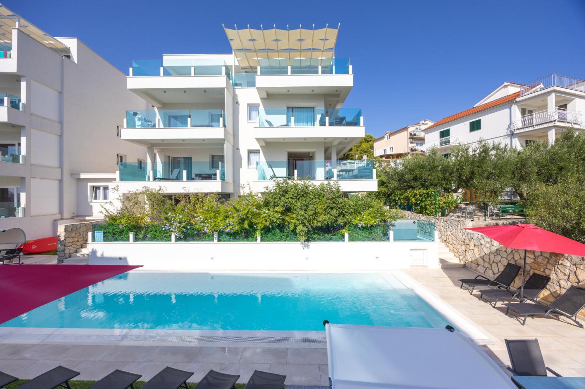 Villa Aqua ซาบอริซ ภายนอก รูปภาพ
